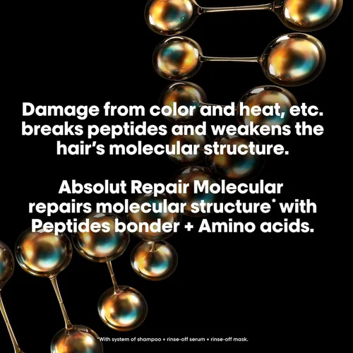 Miniatura 8 de L'Oréal Professionnel Paris Absolut Repair Molecular Hair Care Set - Champú sin sulfato, suero de enjuague y máscara sin enjuague para cabello
