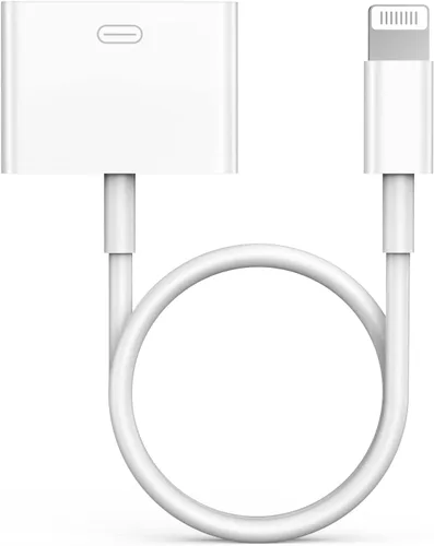 Miniatura 8 de Adaptador Lightning a 30 pines para iPhone, [certificado Apple MFi] Convertidor de carga y transferencia de datos hembra de 8 pines a 30 pines