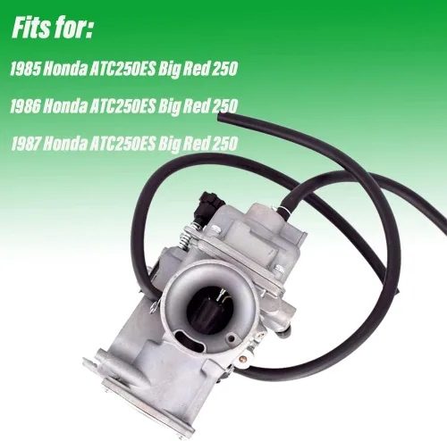 Miniatura 2 de Carburador compatible con Honda ATC250ES 1985 1986 1987 Big Red 250 Reemplaza 16100-HA0-682