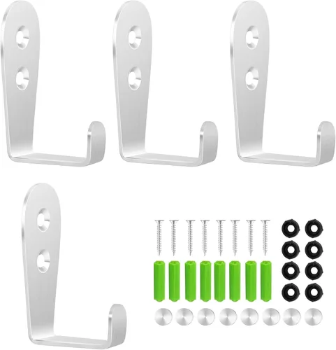 Miniatura 9 de CGBE Ganchos para colgar toallas de pared, resistentes para colgar toallas, no se oxidan, para colgar toallas, ganchos para toallas exteriores