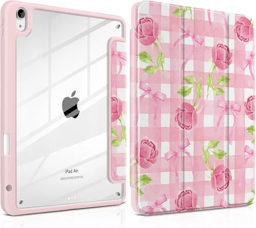 Miniatura 12 de MEEgoodo Funda para iPad Air de 11 pulgadas M3 2025 / M2 2024, para iPad Air de 5ª y 4ª generación de 10.9 pulgadas 2022/2020, funda para tableta