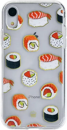 Miniatura 17 de Velvet Caviar Funda brillante iridiscente para iPhone XR, funda protectora estética para mujer (cuarzo ópalo azul)