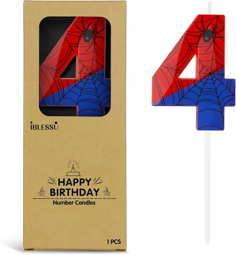 Miniatura 26 de Velas de cumpleaños de autos de carreras número 3, velas de cumpleaños a cuadros negros y blancos de 2.68 pulgadas, velas de números con temática