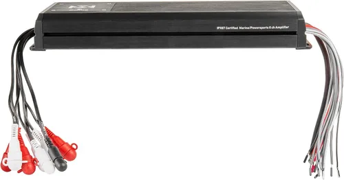 Miniatura 9 de NVX MVPA4 - Amplificador Micro Clase D de 600W Total RMS de 4 Canales Puenteable Serie Marine-V Compacto para Marine/Deportes de Motor/Motocicleta
