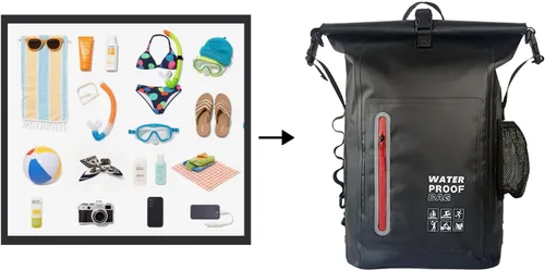 Miniatura 8 de Dry Bag - Bolsa impermeable de 25 litros, flotantes y ligeras para mujer, mochila impermeable para kayak, canotaje, pesca, remo, campamento