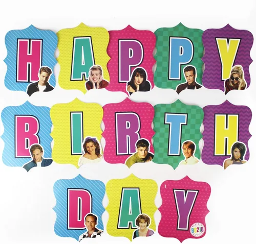 Miniatura 6 de Beverly Hills 90210 - Suministros para fiestas (paquete de lujo), decoraciones y suministros para fiestas de los años 90, paquete de fiesta