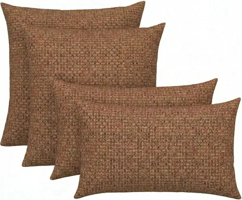 Miniatura 28 de RSH DECOR: Sunbrella Lumbar & Square Pillows Set of 4 20" x 12" & 17" x 17" Water & Fade-Resistant Fabric Outdoor Throw Pillows for Patio