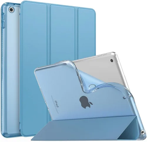 Miniatura 41 de Funda MoKo Compatible con Nuevo iPad de 9ª/8ª/7ª Generación de 10.2 pulgadas (2021/2020/2019), Funda Inteligente Delgada y Ligera con Soporte