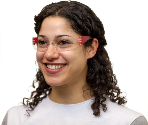 Miniatura 3 de SAFE HANDLER BISON LIFE - Lentes de seguridad con patillas de color de lente transparente, talla única, para adultos, jóvenes, patillas