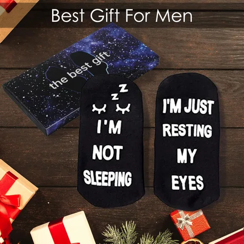 Miniatura 3 de Regalos de cumpleaños para hombres, papá, padre, marido, abuelo, calcetines para hombre, regalos para él, divertidas ideas de calcetines para el día