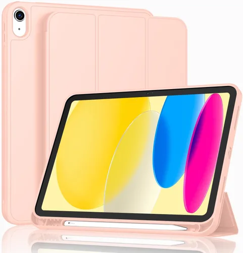 Miniatura 21 de ToaPoia - Funda para iPad (A16) de 11 pulgadas 2025/iPad 10.ª generación de 10.9 pulgadas 2022, cubierta protectora delgada con soporte triple
