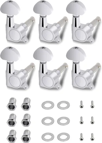 Bogart Clavijas de afinación de cuerda selladas, llaves de afinación, cabezales de máquina Grover, afinadores para guitarra eléctrica o guitarra