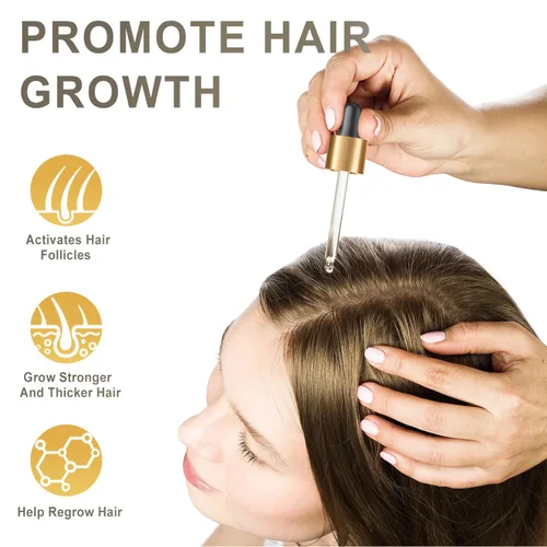 Miniatura 3 de Suero de crecimiento de barba de minoxidil al 5% para hombres y mujeres, para tratamiento de crecimiento de cabello y barba - 2.0 fl oz