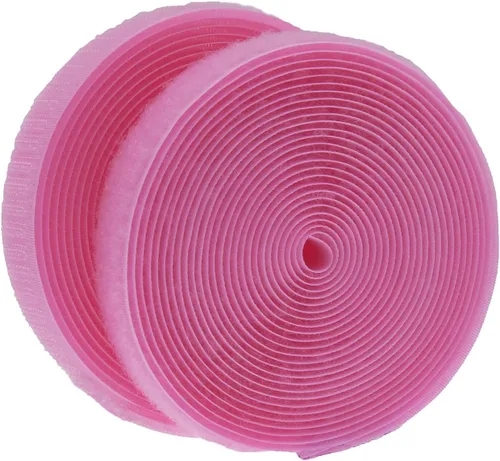 Miniatura 17 de Cinta de Gancho y Bucle para Coser de 5 Yardas, Cinta de Tela de Nailon de Sujeción sin Adhesivo para Manualidades DIY, Cinta Entrelazante