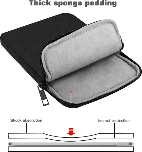 Miniatura 4 de MoKo Funda para tablet de 13 pulgadas para iPad Air M3 2025 de 13 pulgadas, iPad Pro M4/Air M2 2024, iPad Pro 12.9, Galaxy Tab S8+/S9+ 12.4, bolsa