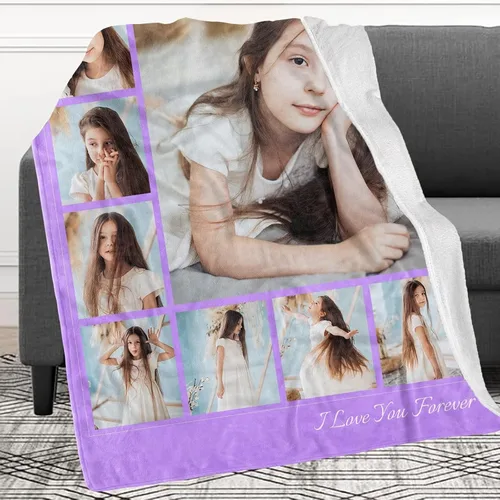 Miniatura 13 de Manta personalizada con imagen, mantas personalizadas para adultos y niños, manta de fotos personalizable, mantas personalizadas como regalo para 5
