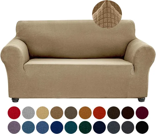 Miniatura 66 de Joccun Funda Elástica para Silla Sofá, Funda de Sofá de 1 Pieza Tela Jacquard de Spandex con Parte Inferior Elástica, Protector de Muebles Lavable