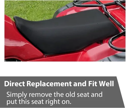 Miniatura 4 de G-PLUS Funda de asiento compatible con Honda Fourtrax 300 1988-2000, funda de asiento negra