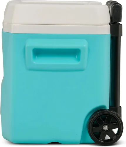 Miniatura 5 de Cooler Hard-Sided Ice Chest, Portable Insulated Cooler with Wheels, Telescoping Handle, Cool Riser Tech, Leak-Resistant