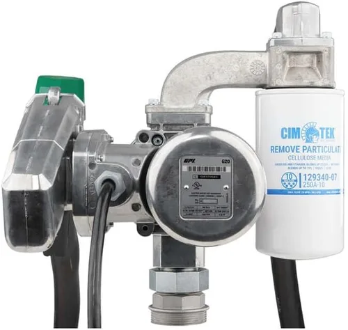 Miniatura 4 de GPI - Bomba de transferencia de combustible G20, boquilla de cierre automático con kit de filtro, 20 GPM, 12 voltios (162020-03)
