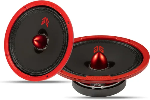 Miniatura 18 de MX80P1 Altavoz de Rango Medio de 8 Pulgadas 480 Vatios 4 Ohmios Tapa Antipolvo Naranja, Altavoces de Audio de Calidad Premium para Puerta