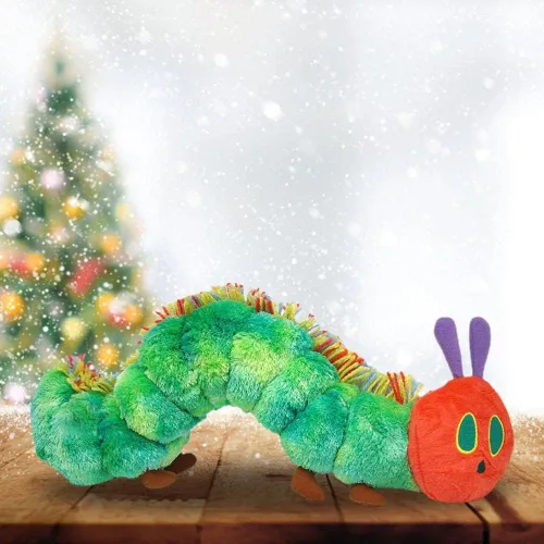 Miniatura 3 de Peluche de la Oruga Muy Hambrienta - Animal de Peluche de Algodón Suave, Inspirado en Eric Carle, Encantador Cojín para Niños, Decoración del Hogar