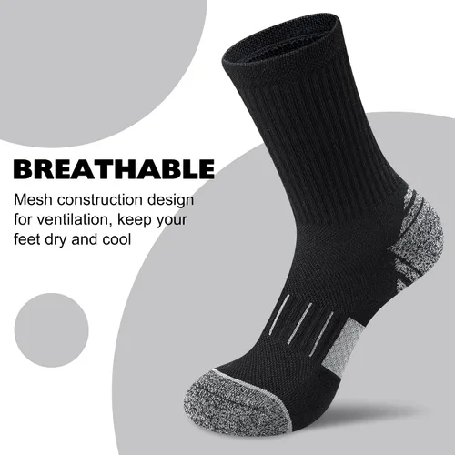 Miniatura 3 de Amutost Calcetines acolchados para mujer, 5 pares