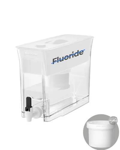 Miniatura 8 de Waterdrop Slim - Dispensador de filtro de agua alcalina, 35 tazas, gran capacidad, 100 galones de larga duración, filtración más rápida, reduce