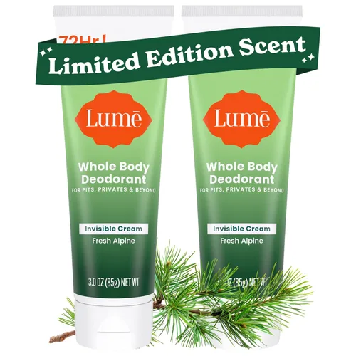 Miniatura 12 de Lume Desodorante para todo el cuerpo - Tubo de crema invisible - Control de olor durante 72 horas - Sin aluminio, sin bicarbonato de sodio, seguro