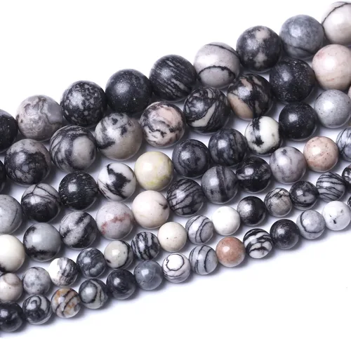 Miniatura 55 de Cuentas sueltas redondas de obsidiana dorada negra de 0.394 pulgadas (0.394 in), cuentas de gemas naturales, cuentas de piedra energética de cristal