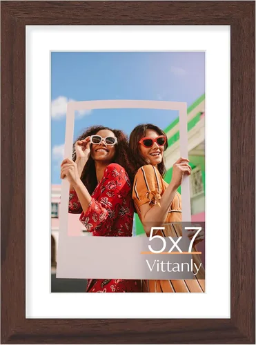 Miniatura 252 de Vittanly Marco de fotos de 3.5 x 5 pulgadas, material prémium con plexiglás inastillable, marco de fotos para pared o mesa, color negro, paquete de 1