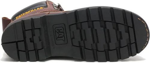 Miniatura 4 de CAT Botas de trabajo Second Shift con punta suave para hombre Canela