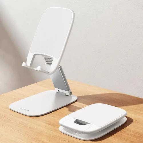 Lamicall Soporte ultrafino para teléfono celular, regalos para el día del padre, hombres, papá, esposo de hija, hijo, esposa, soporte blanco para