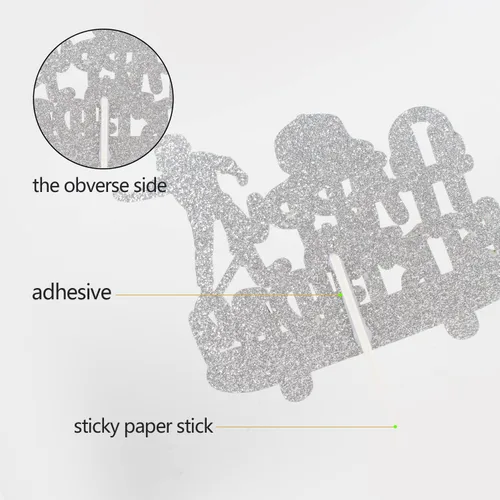 Miniatura 5 de Decoración para pastel de cumpleaños para niña, diseño retro de los años 80, 1 unidad, 5.9 x 4.8 pulgadas