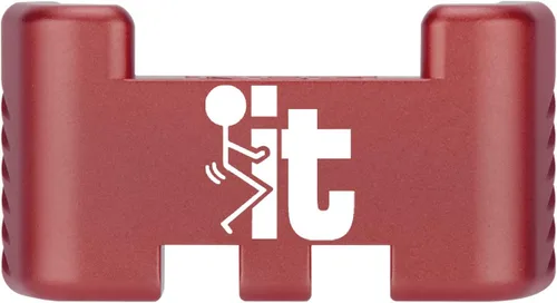 Miniatura 150 de NDZ Performance Placa trasera de aluminio con asistencia deslizante para Glock 1-5 Glock 17 19 19 19 x 22 23 24 26 27 31 32 33 34 35 45 47 49, Rojo