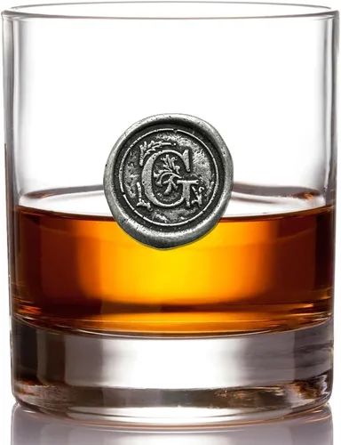Miniatura 14 de English Pewter Company - Vaso de whisky de 11 onzas con inicial de monograma, regalos únicos para hombres, regalos personalizados con tu elección