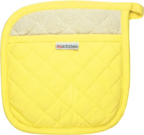 Miniatura 3 de MÜkitchen MÜpotholder - Agarradera de cocina de algodón en espiga Almohadilla caliente multiusos Lavable a máquina y duradera (arándano)