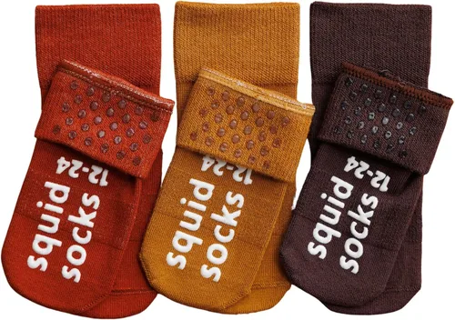 Miniatura 9 de squid socks Calcetines de viscosa de bambú 0-6M, 6-12M, 12-24M y 2T-3T Calcetines que se mantienen puestos