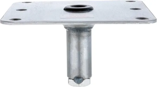 Miniatura 2 de Swivl-Eze Attwood SP-67739 Manivela giratoria para trabar y enganchar de acero inoxidable de 7 pulgadas x 7 pulgadas Base de pedestal para asiento