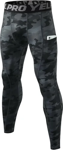 Miniatura 96 de SPVISE Pantalones de compresión para hombre, leggings para deportes, gimnasio, mallas atléticas frescas y secas, capa base para correr, fútbol
