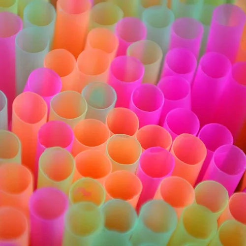 Miniatura 7 de ALINK 1000 popotes de plástico flexible de neón, envueltos individualmente, popotes flexibles desechables, 7.75 x 0.23 pulgadas