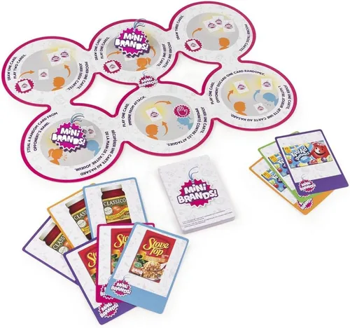 Miniatura 2 de Spin Master 6063724 Surprise Mini Brands Supermarket Race Juego de mesa de 5 piezas con 2 movers coleccionables