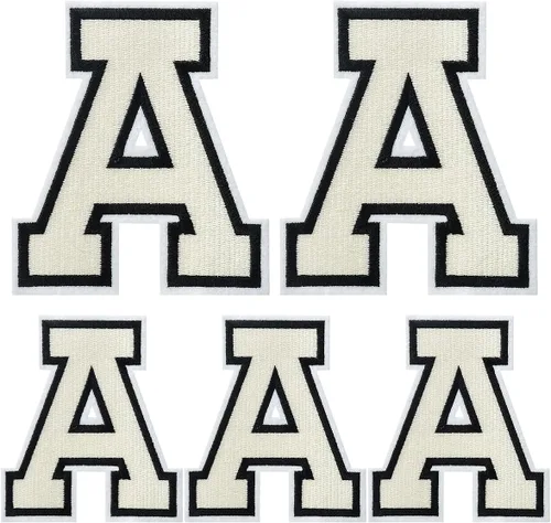 Miniatura 68 de Parches de números para planchar, 5 piezas de parches de números bordados completos para ropa, vestido, sombrero, jeans, accesorios de bricolaje