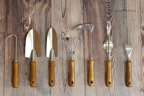 Miniatura 6 de Extractor de malezas de acero japonés resistente con mango de madera, herramienta de deshierbe manual, desbrozadora manual para jardín, herramienta