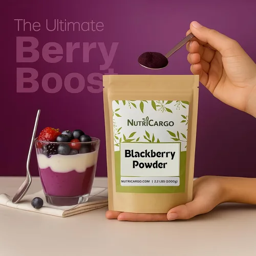 Miniatura 3 de NutriCargo Polvo de mora 2.2 libras (35.27 oz) – Hecho de moras frescas congeladas – Polvo de fruta fina para batidos, hornear, saborizante y uso