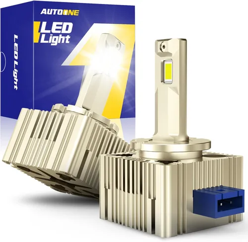 Miniatura 10 de AUTOONE 2024 Bombilla de faro delantero D1S D1R HID mejorada, 300% más luminosidad, 6000K blanco frío 66144 66140 85140 85415 Bombillas Xenon HID