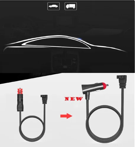 Miniatura 3 de Cable de alimentación de CC para refrigerador de 12 V de 12 V, repuesto para refrigerador de automóvil Alicool, AR, Ausranv, refrigerador portátil
