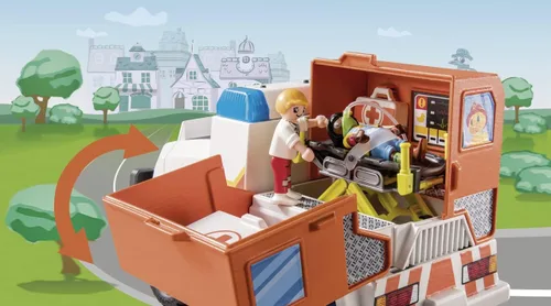 Miniatura 3 de Playmobil Duck On Call - Vehículo de emergencia de ambulancia