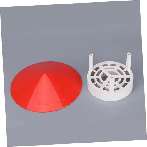 Miniatura 6 de MERRYHAPY 1pc impermeable Smokestack Cap Pvc cubierta de chimenea para protección contra el tiempo embudo protector para ventilación de techo