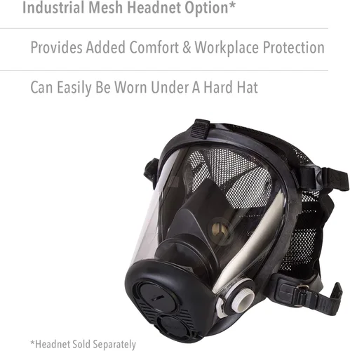 Miniatura 6 de Honeywell North RU6500 Series Niosh - Respirador de silicona con pieza frontal completa, mediano (RU65001M)